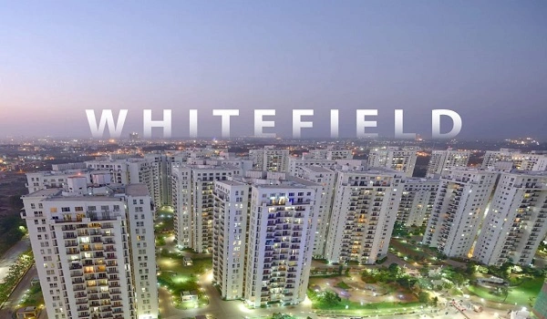 Aerial View of Whitefield Tech Hub and Residential Area